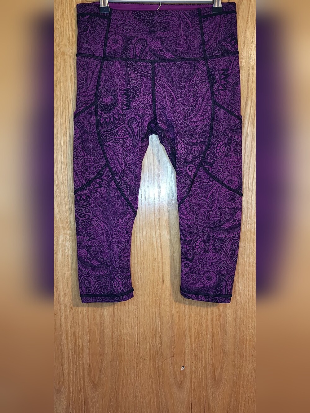 Lululemon Purple Paisley Leggings